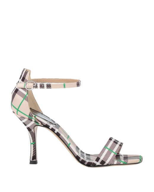 Divine Follie Metallic Sandals Textile Fibers