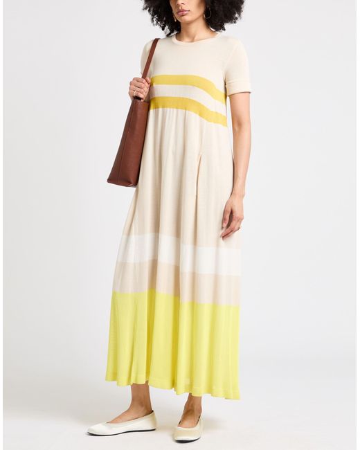 Agnona Metallic Maxi Dress