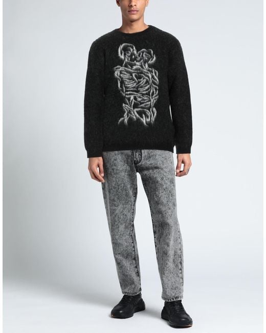 Les Hommes Black Jumper for men