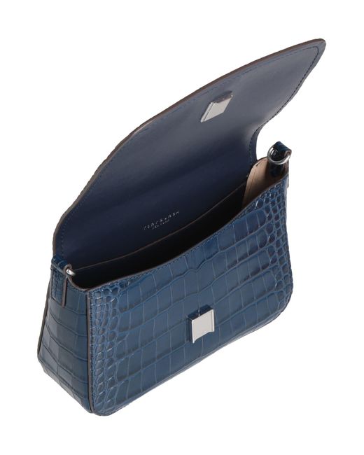 Tory Burch Blue Cross-Body Bag Leather