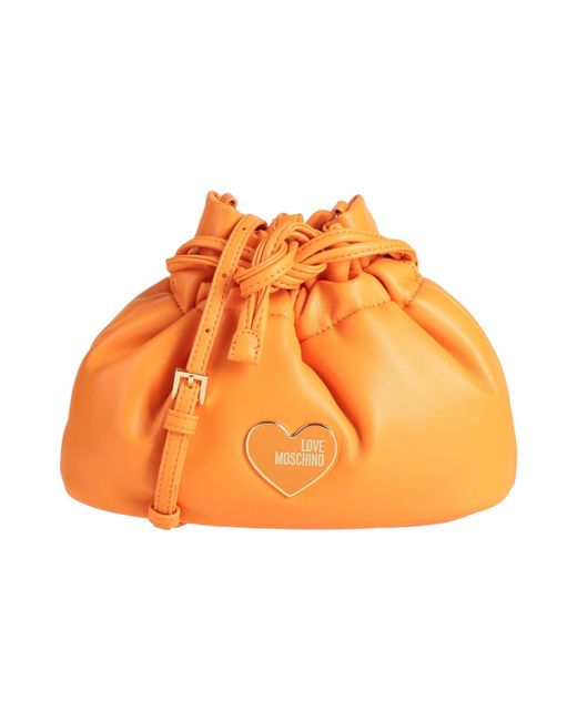 Love Moschino Orange Cross-Body Bag