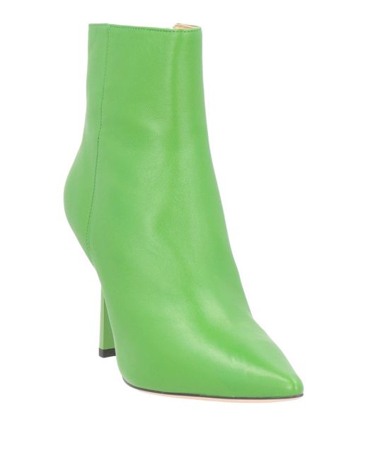Lola Cruz Green Ankle Boots