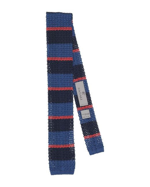 Canali Blue Ties & Bow Ties Silk for men