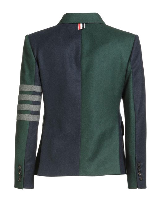 Thom Browne Green Blazer Virgin Wool