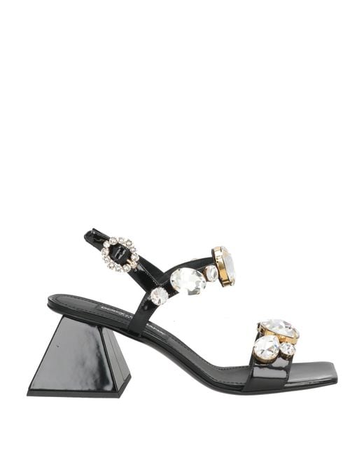 Dolce & Gabbana White Sandals Leather