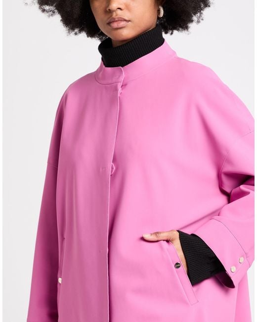 Herno Pink Overcoat & Trench Coat Polyamide, Elastane