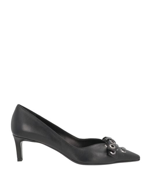J.A.P. JOSE ANTONIO PEREIRA Black Pumps Leather