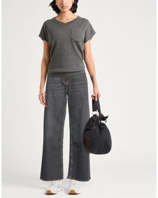 Etro Gray Jeans Cotton, Elastane