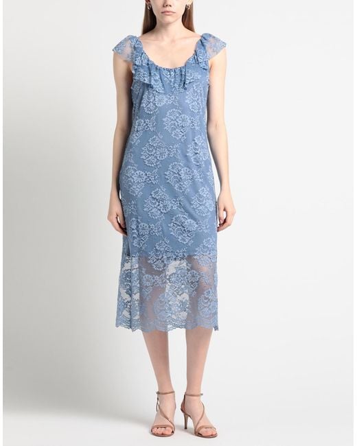 Relish Blue Midi Dress