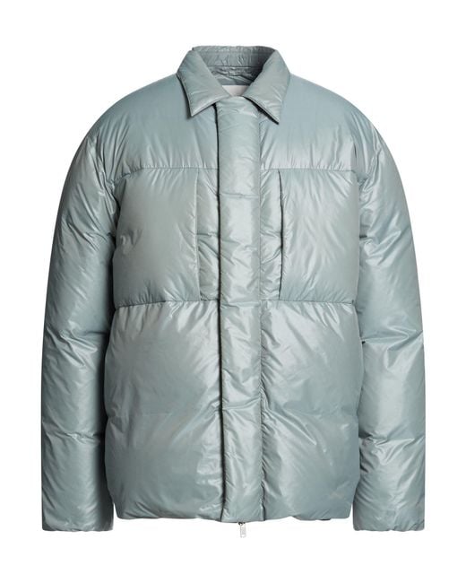 Jil Sander Blue Puffer Polyamide for men