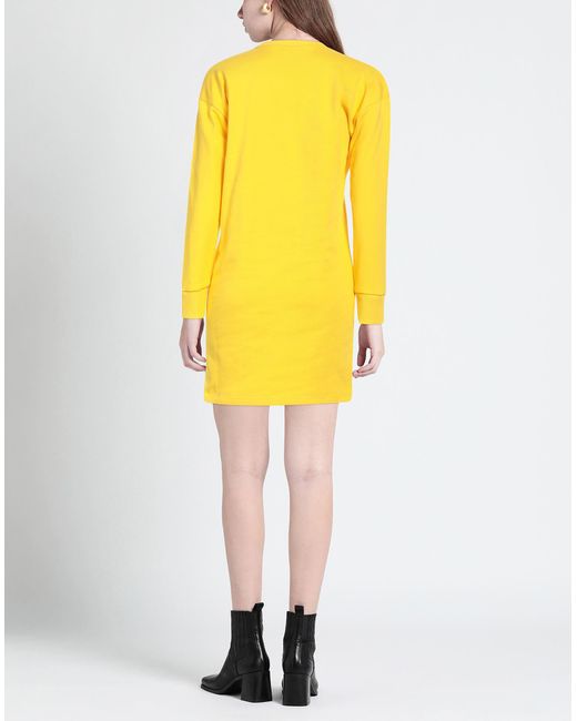 Chiara Ferragni Yellow Mini-Kleid