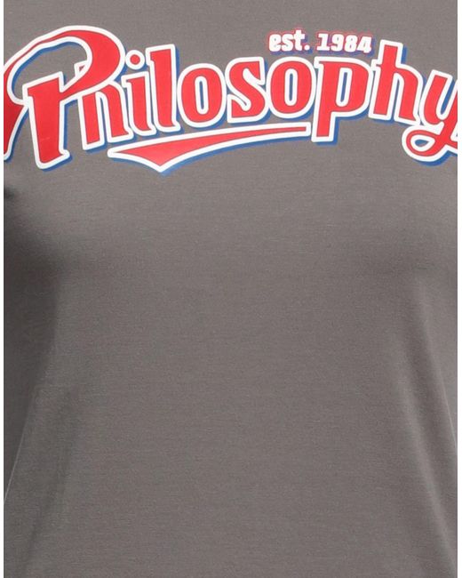 Camiseta Philosophy Di Lorenzo Serafini de color Gray