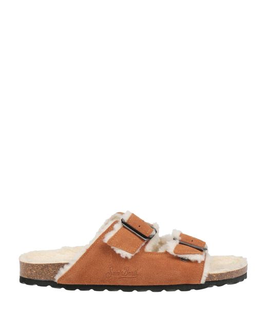 Mc2 Saint Barth Brown Sandals Leather