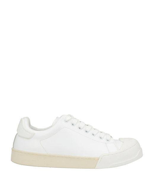 Marni White Sneakers Leather