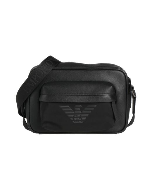 Emporio Armani Black Cross-Body Bags for men