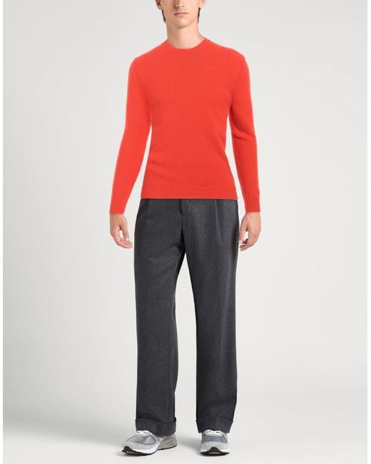 Mp Massimo Piombo Red Sweater Merino Wool for men