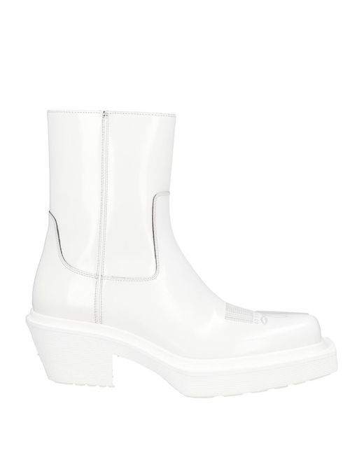 VTMNTS White Ankle Boots for men