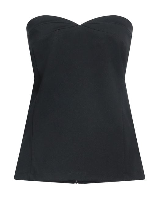 Liviana Conti Black Top Polyamide, Viscose, Polyester, Silk