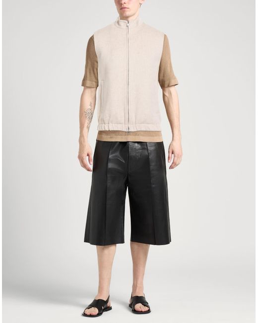 Hevò White Vest Virgin Wool for men