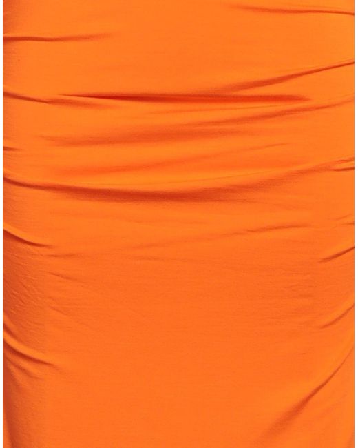 Ganni Orange Midi-Kleid