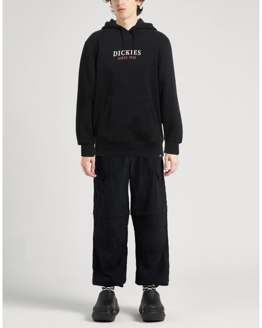 Dickies Black Sweatshirt Cotton, Polyester, Elastane for men