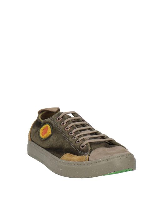 Satorisan Green Military Sneakers Leather for men