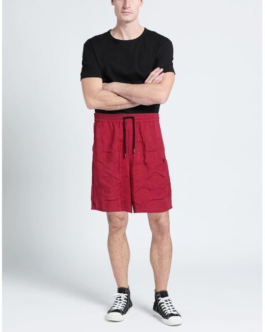 Giorgio Armani Red Shorts & Bermuda Shorts for men