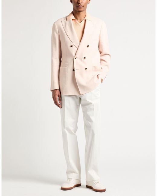 Brunello Cucinelli Natural Blazers for men