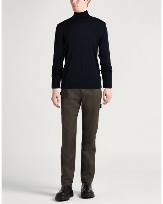 Roberto Collina Blue Turtleneck for men