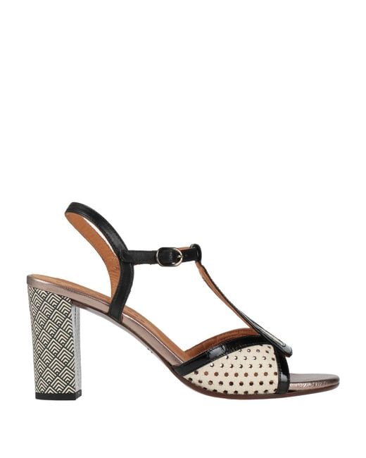 Chie Mihara Metallic Sandals Leather