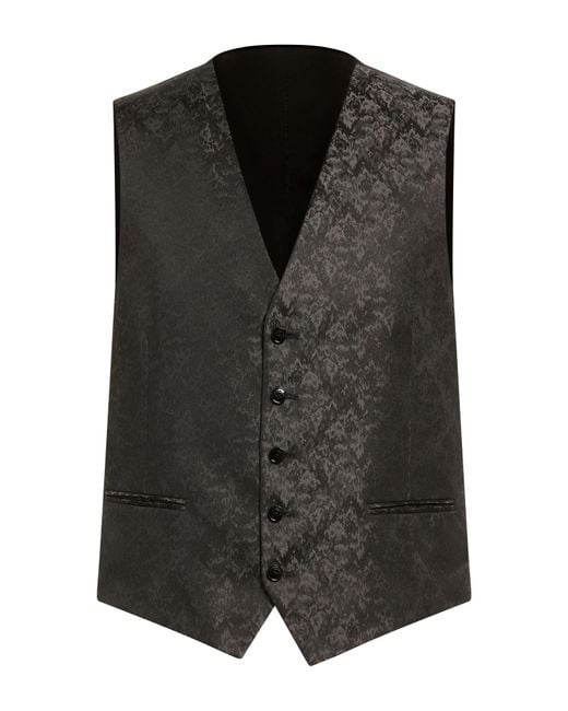 Manuel Ritz Black Tailored Vests for men
