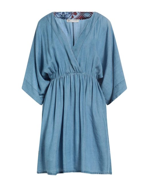 CafeNoir Blue Mini Dress
