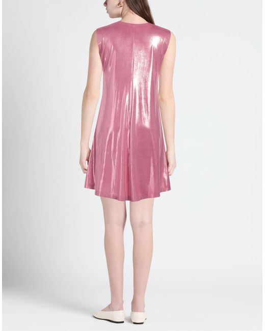 Norma Kamali Pink Mini-Kleid