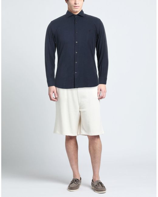 Brooksfield Blue Shirt Cotton for men