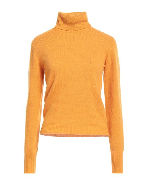 Shirtaporter Orange Turtleneck Wool