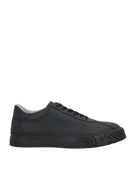 Emporio Armani Black Trainers for men