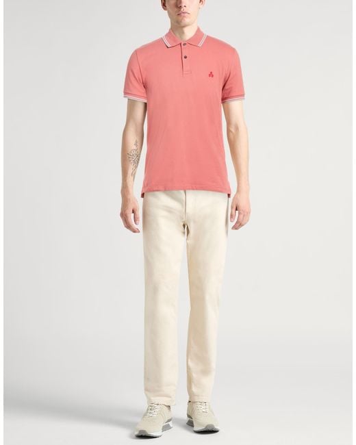 Peuterey Pink Polo Shirts for men