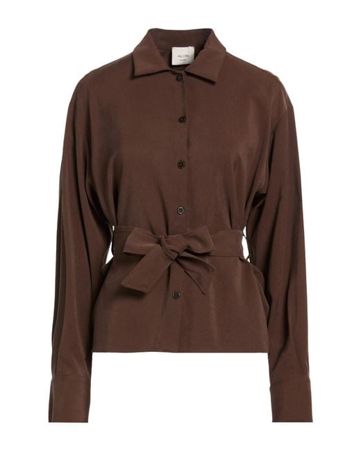 Camisa Alysi de color Brown