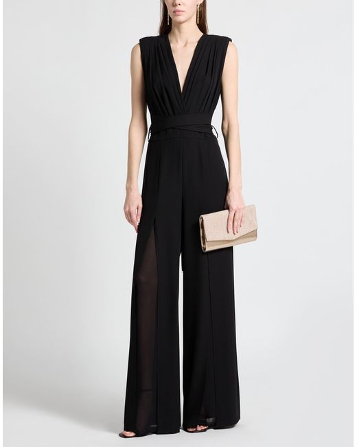 EUREKA by BABYLON Black Jumpsuit Polyamide, Elastane