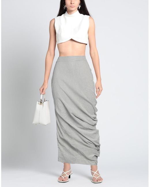 UN-NAMABLE Gray Maxi Skirt
