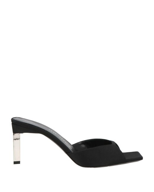 The Attico Black Sandals