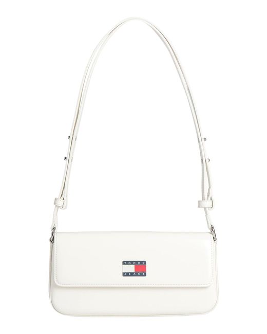 Tommy Hilfiger White Shoulder Bag Polyurethane