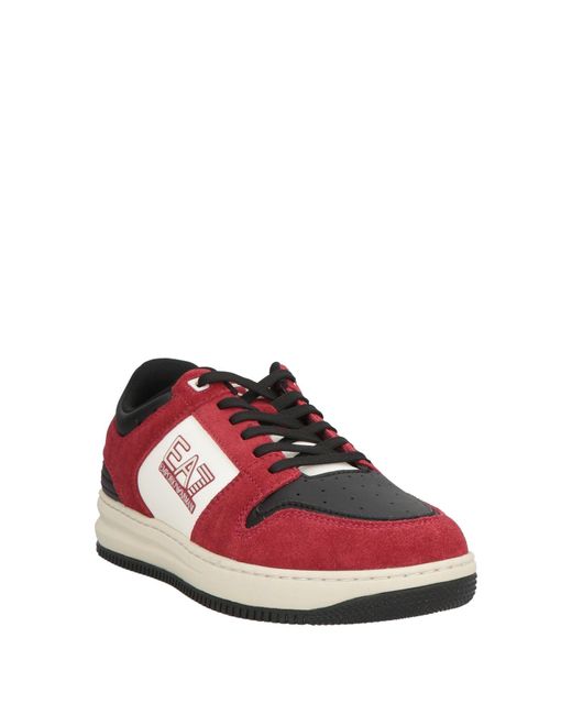 EA7 Red Sneakers