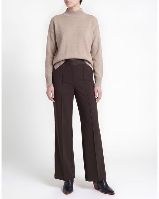 Cambio Black Dark Pants Polyester, Polyurethane