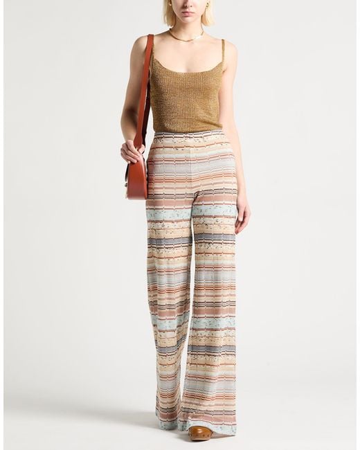 Roberto Collina Natural Marigold Top Viscose, Metallic Polyester