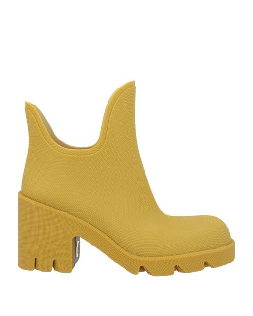 Burberry Yellow Ankle Boots
