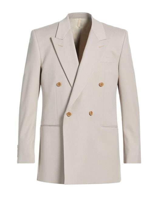 sunflower Natural Light Blazer Polyester, Wool, Elastane for men