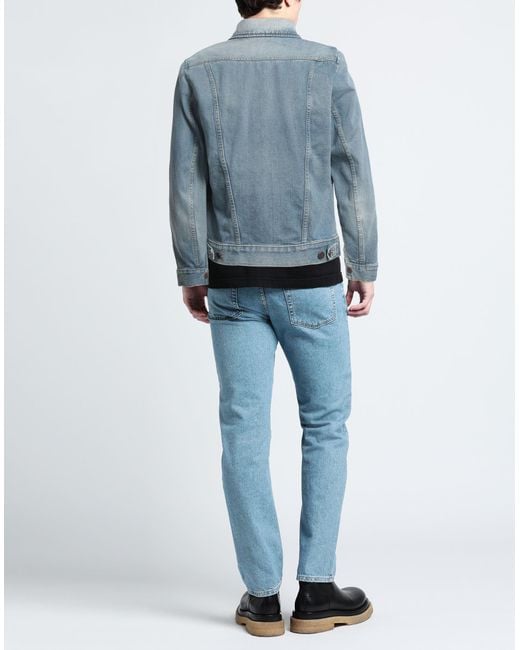 SANDRO X WRANGLER Blue Denim Outerwear for men