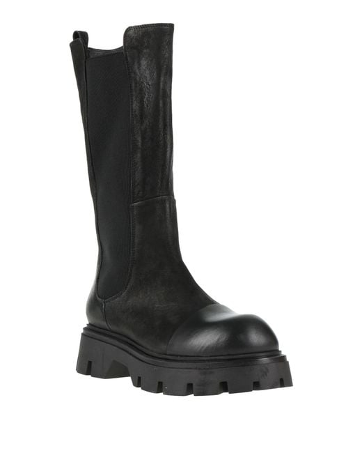 Ernesto Dolani Black Boot Leather
