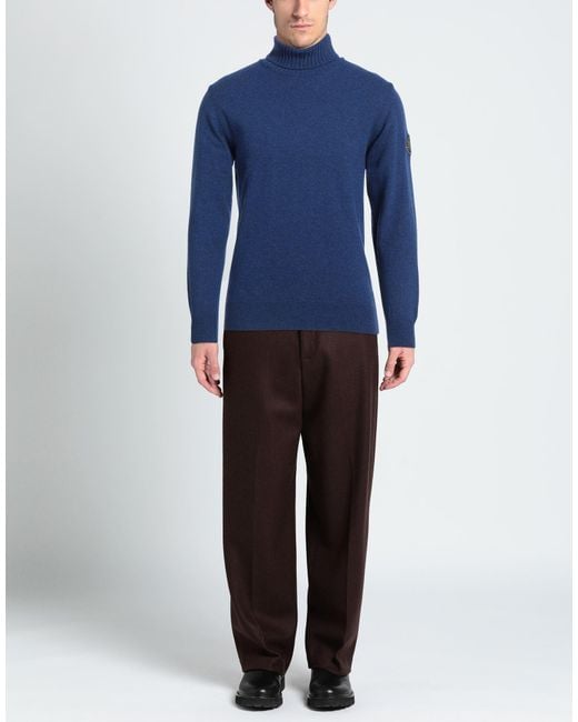 Roy Rogers Blue Turtleneck for men